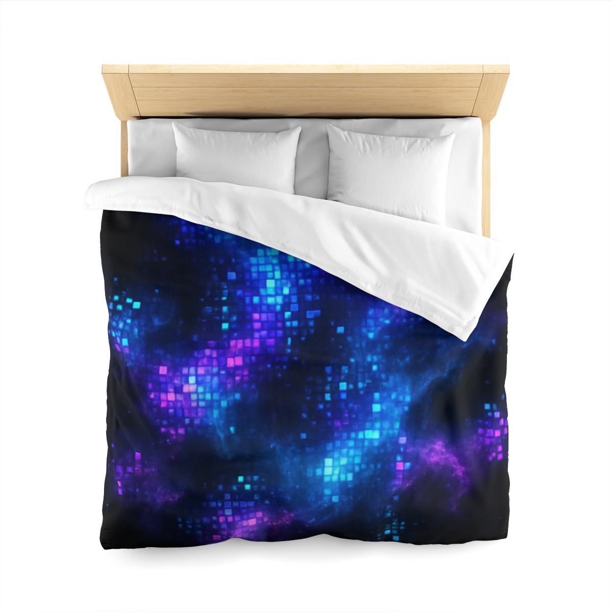 Quantum Nebula Mosaic designer printed duvets