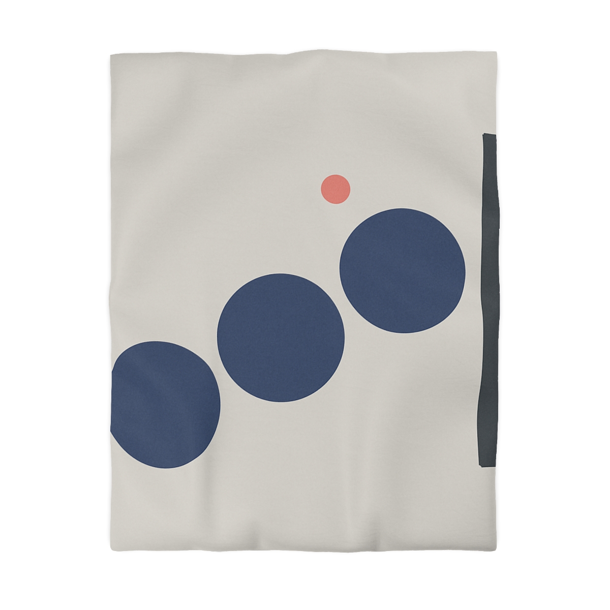 Stepped Circles And Side Bar personalized bedding duvets