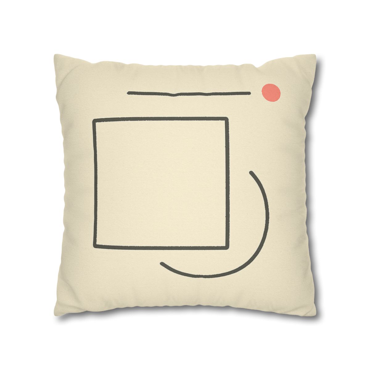 Offset Frame With Crescent Anchor stylish decorative pillowcases