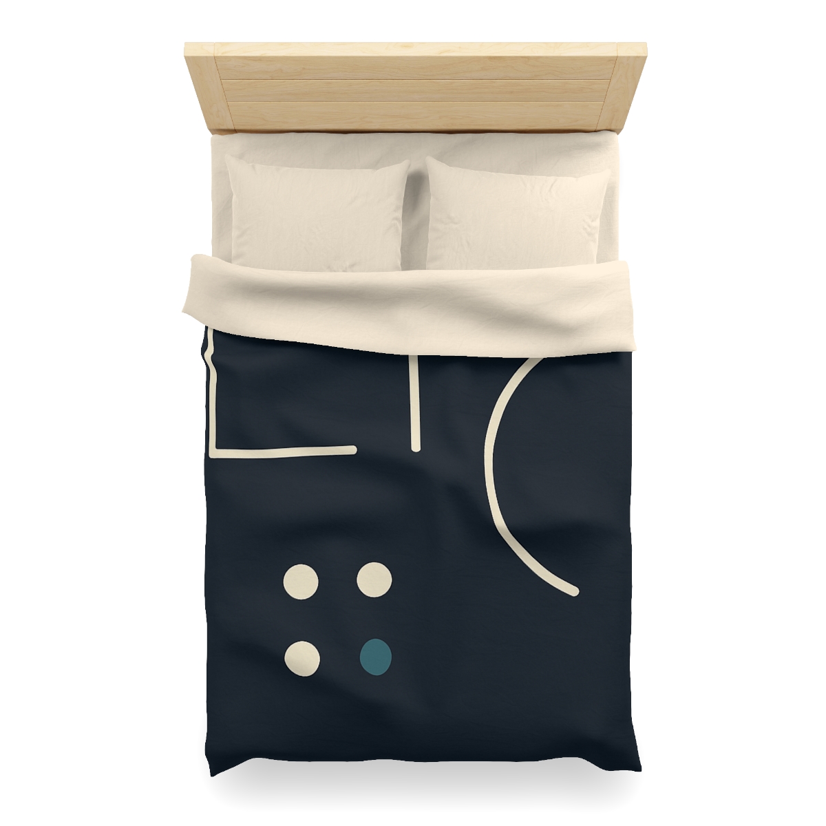 Framed Arc With Missing Cell Grid unique patterned duvets