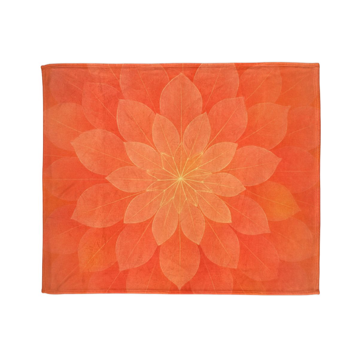 Petal Radius Kaleidoscope decorative home blankets