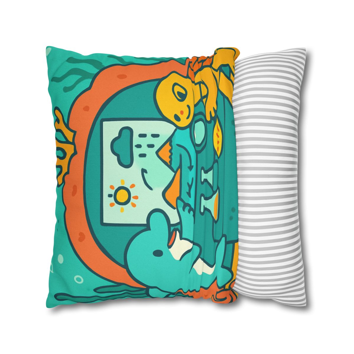 Coral Reef Science Lab trendy patterned pillow cases