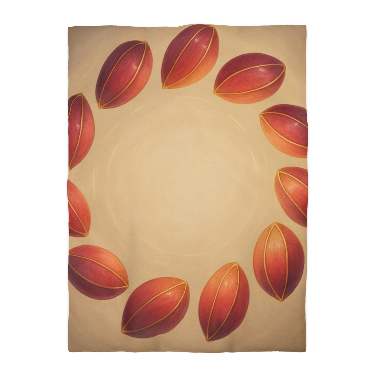 Cosmic Seed Pod Halo custom duvets