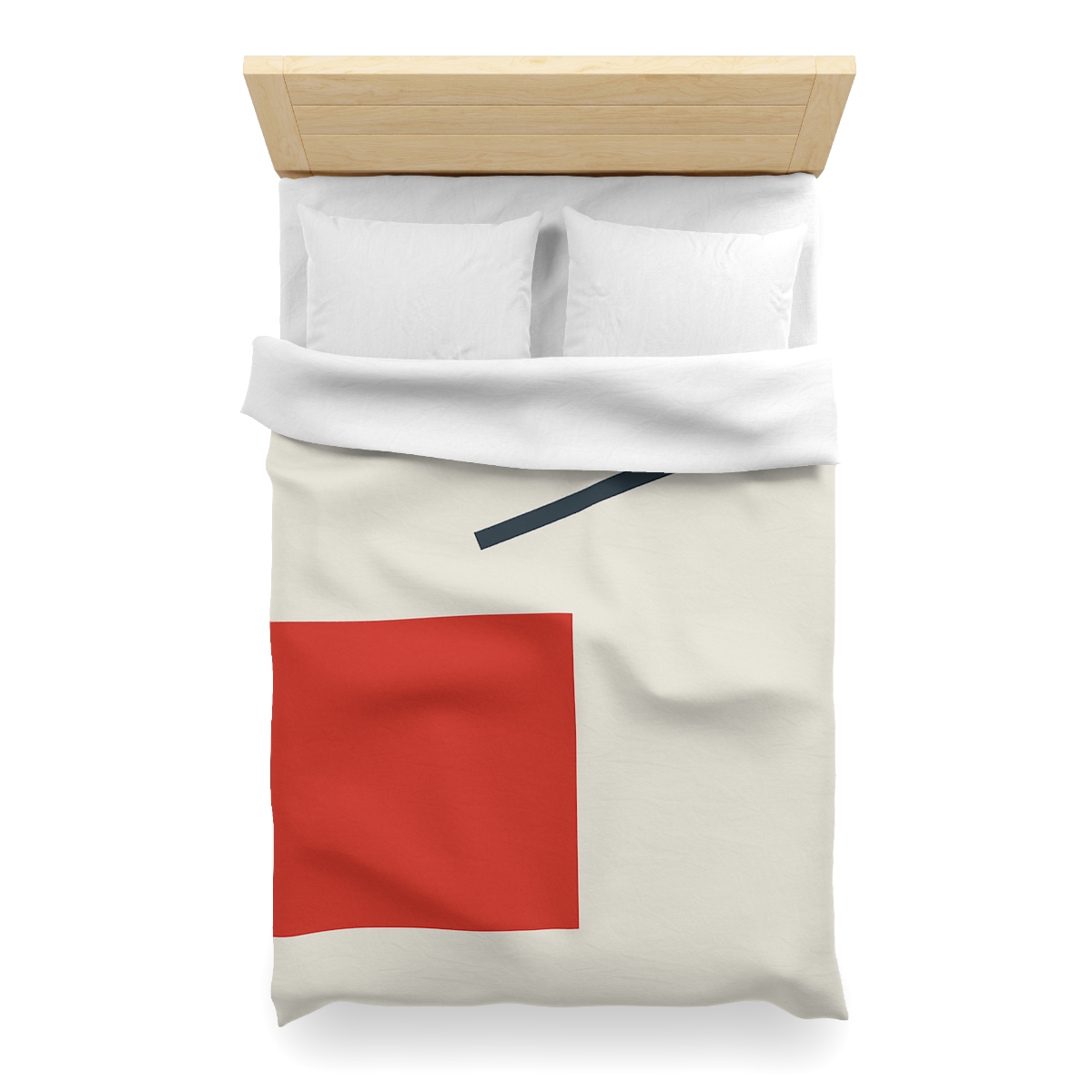 Diagonal Square And Bar Balance personalized bedding duvets