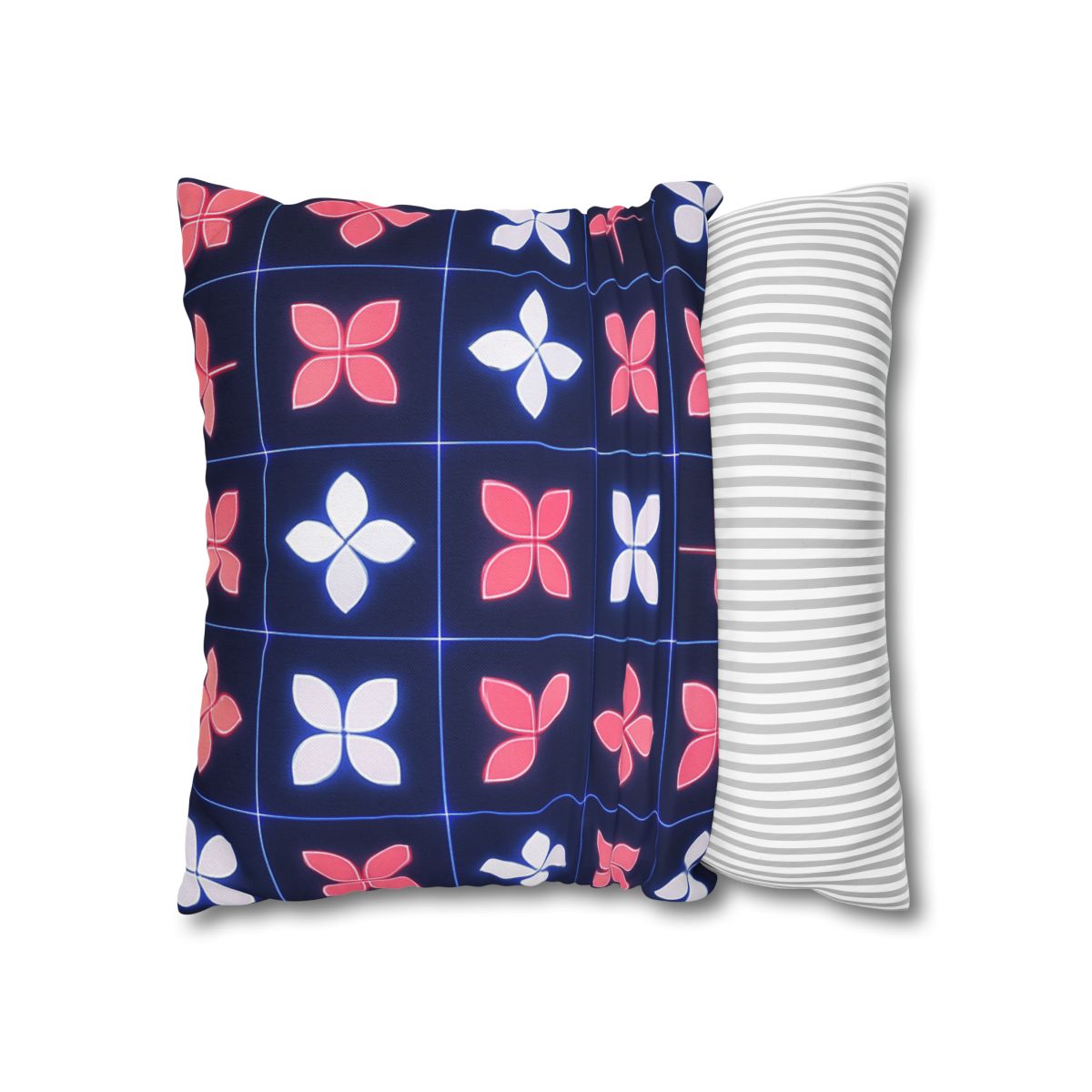 Quantum Blossom Grid custom pillow cases