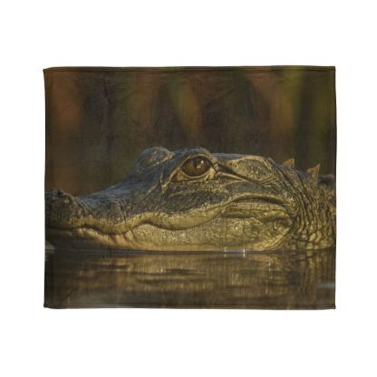 Nebula Stillness American Alligator warm winter blankets