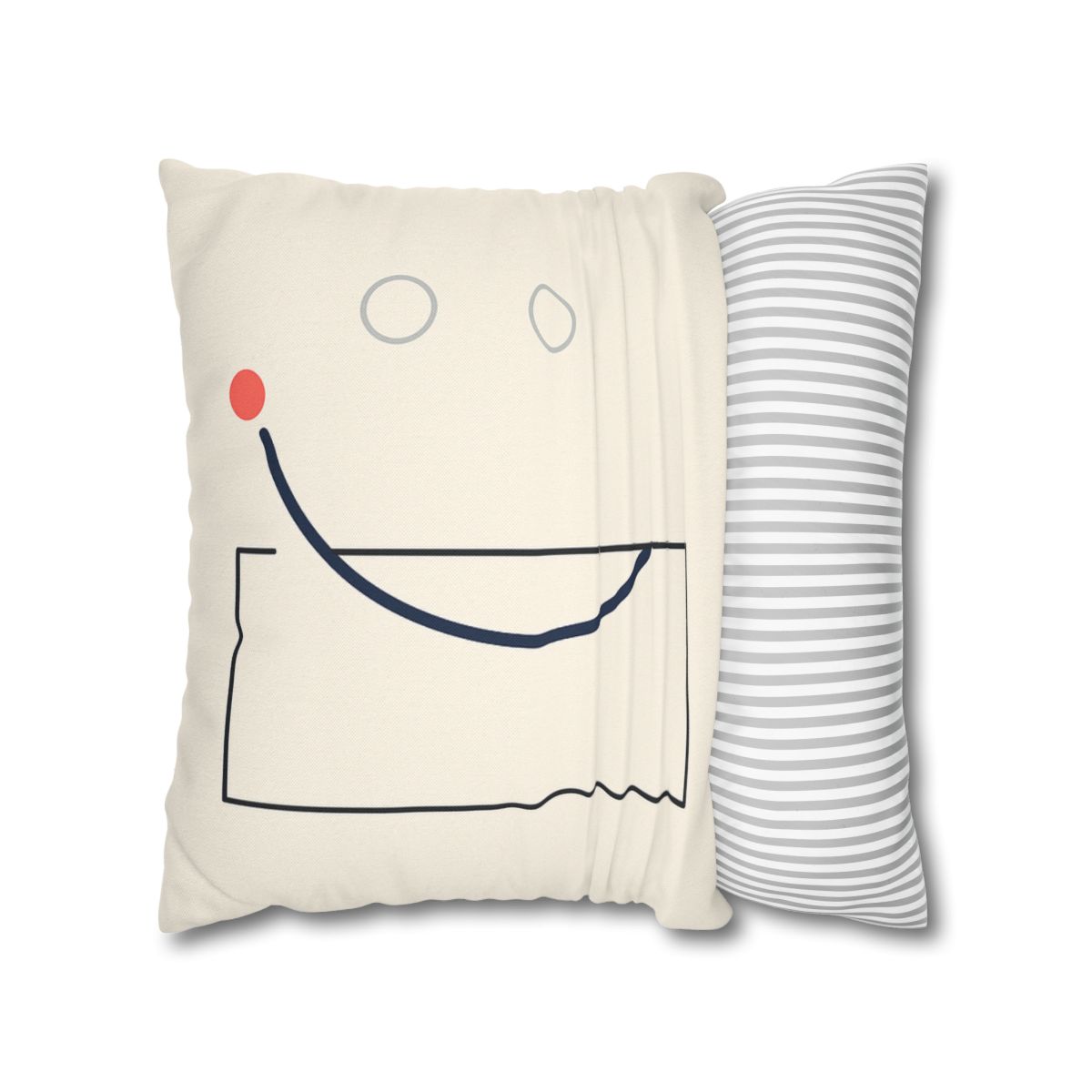 Offset Frame With Orbit Arc custom pillow cases