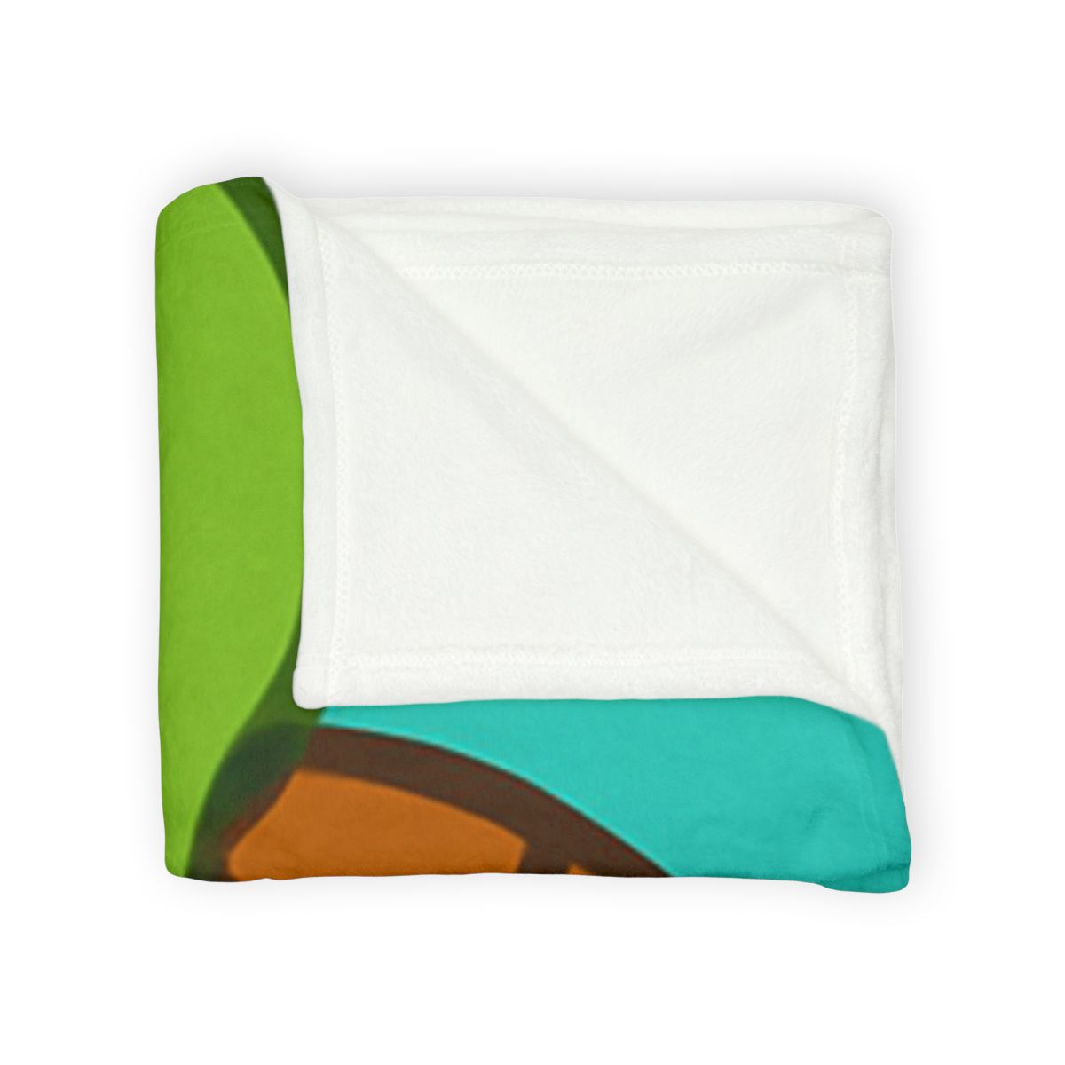 Coral Classroom Sea Turtle Guide personalized cozy blankets