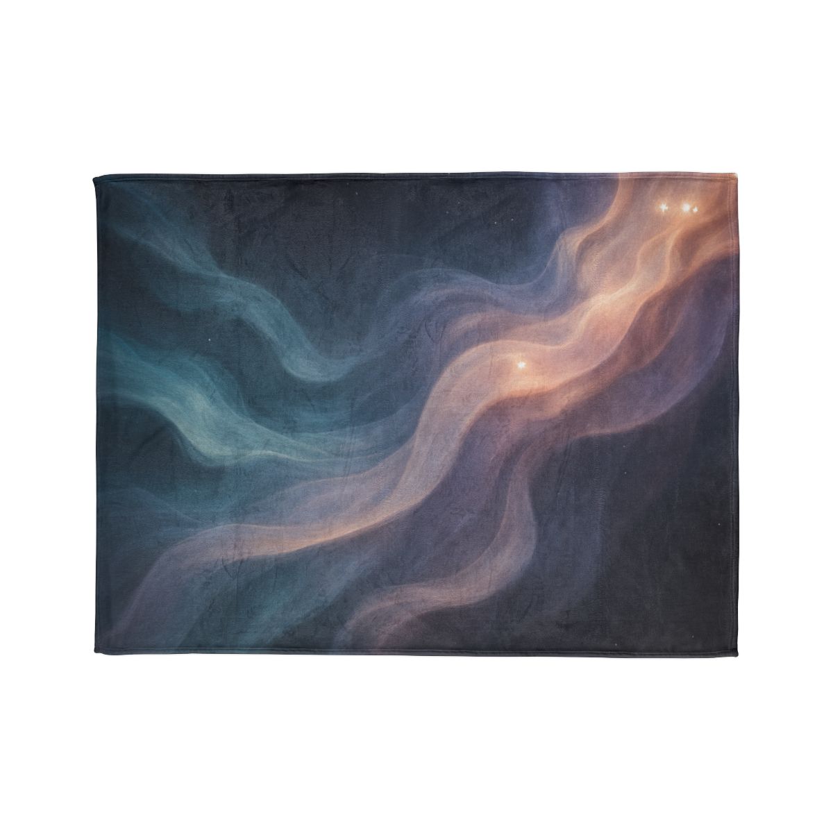 Prismatic Nebula Silk Drift soft fleece blankets
