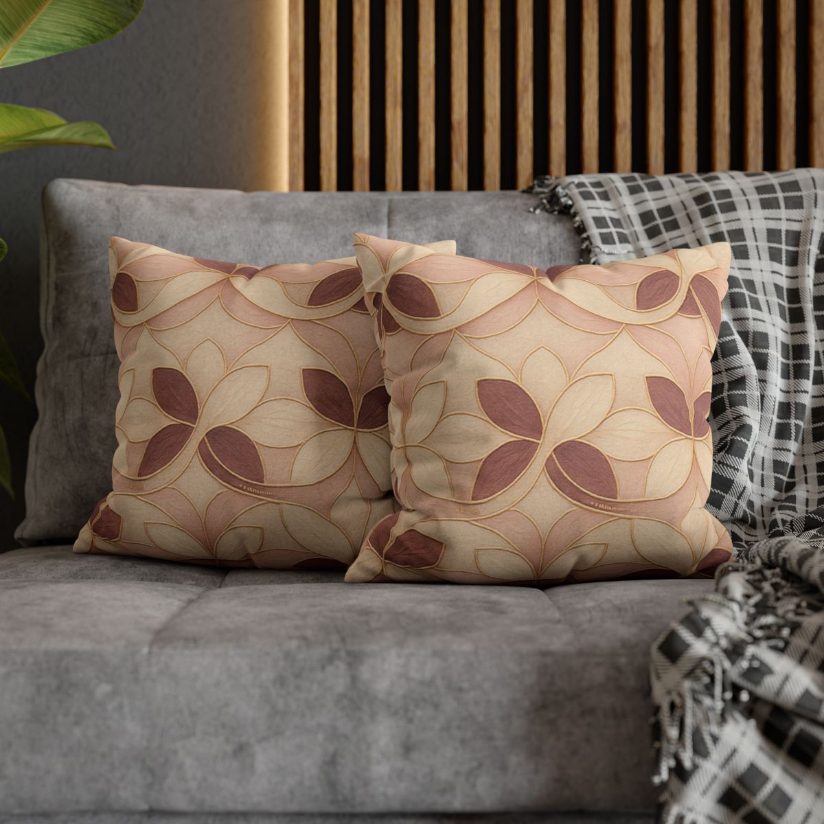 Petal Ribbon Mosaic unique gift pillow cases