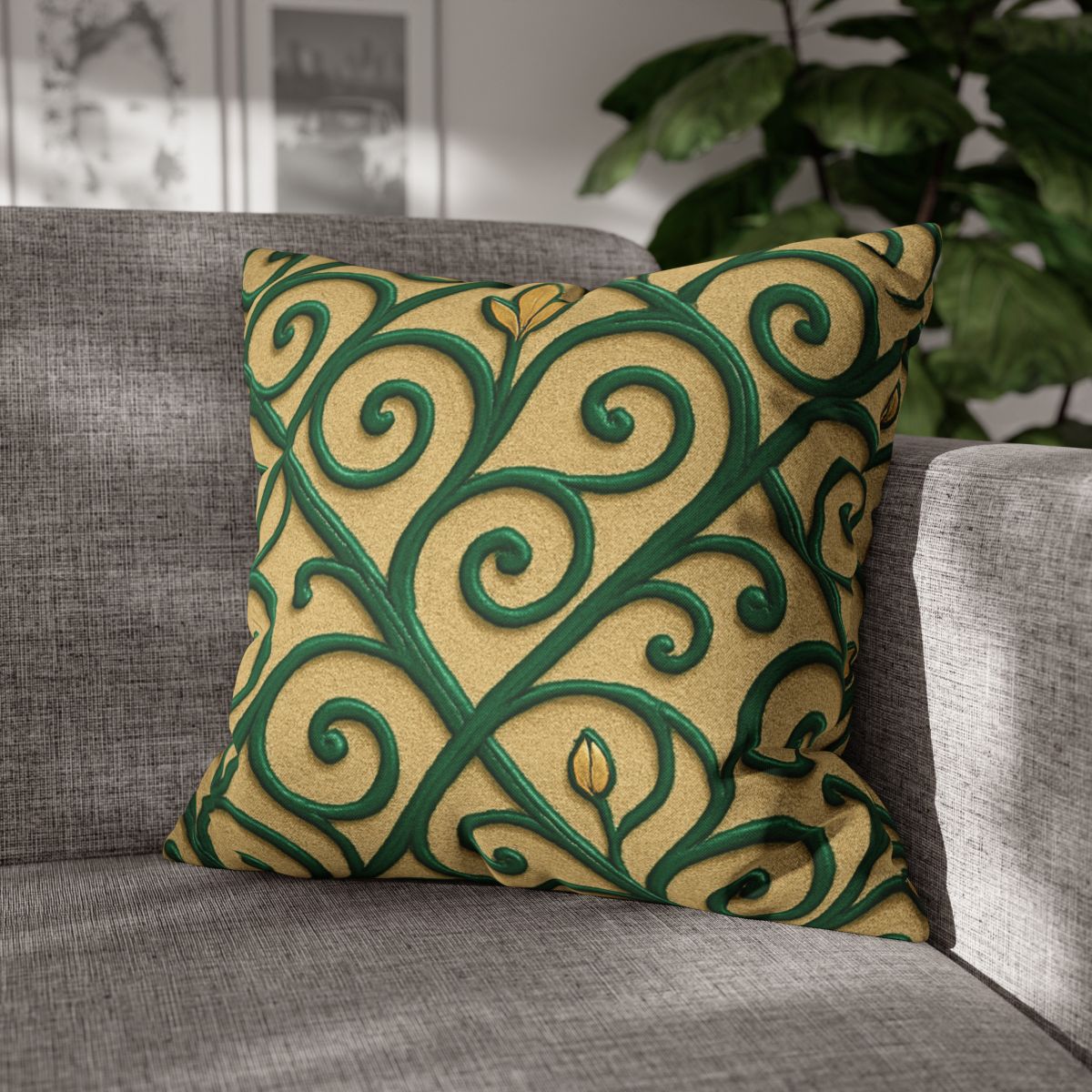 Vine Curl Lattice unique gift pillow cases