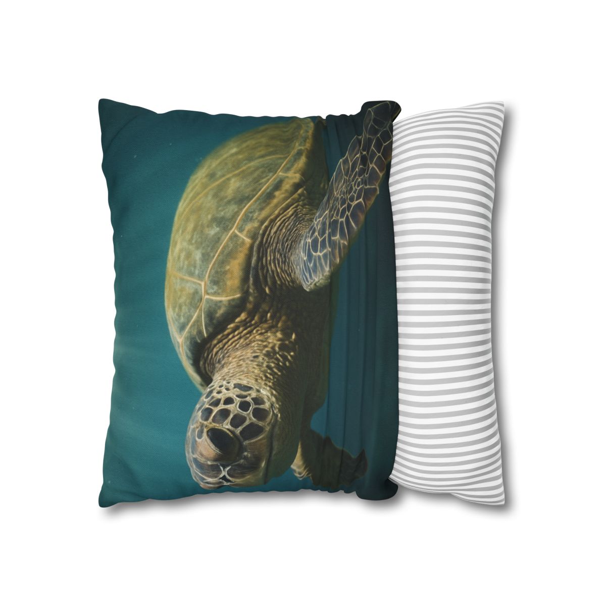 Glasswater Drift Green Sea Turtle unique gift pillow cases