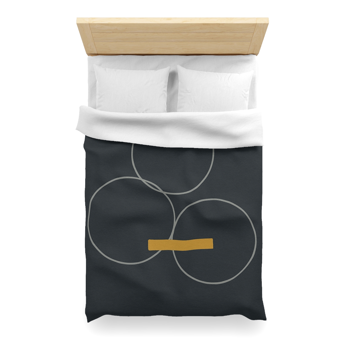 Three Rings With Shared Tangent Bar personalized bedding duvets