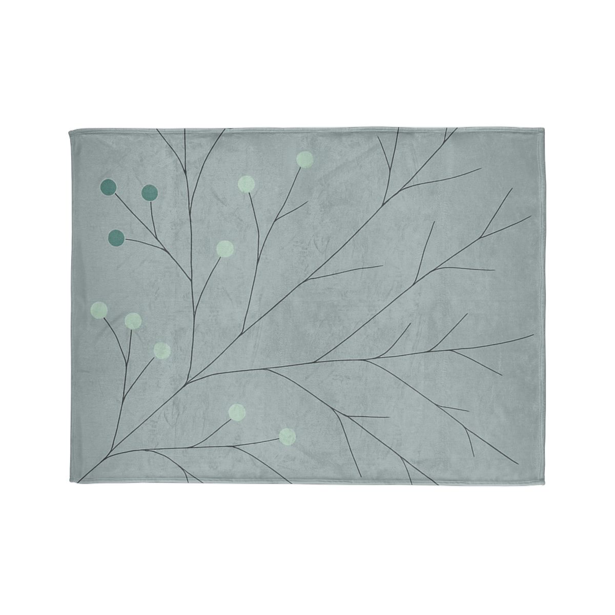 Branching Stem Constellation stylish throw blankets