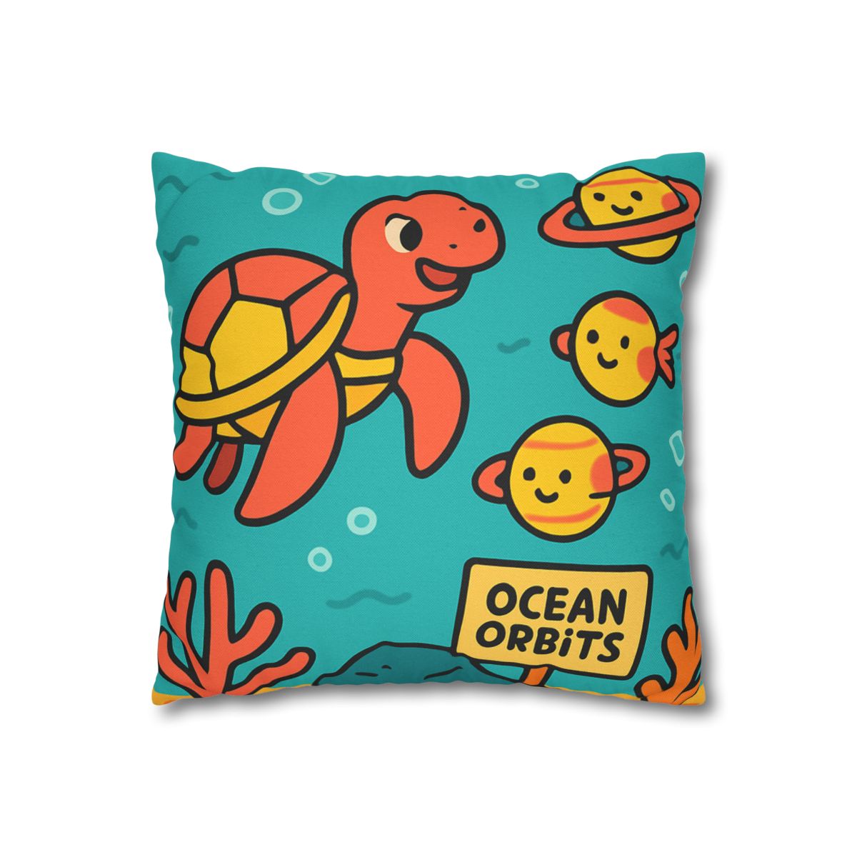 Coral Reef Planet Parade comfortable bedding pillow covers