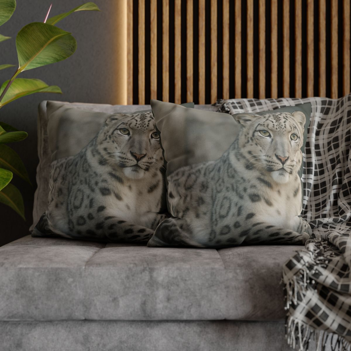 Hidden Realm Snow Leopard unique gift pillow cases