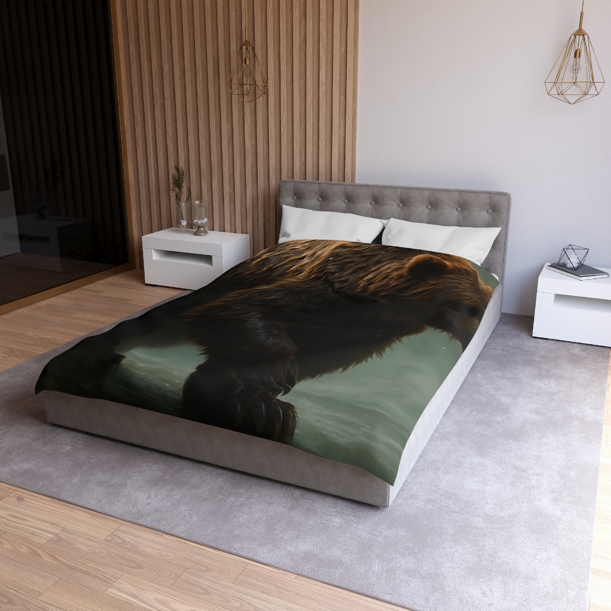 River King Grizzly Bear stylish duvet covers