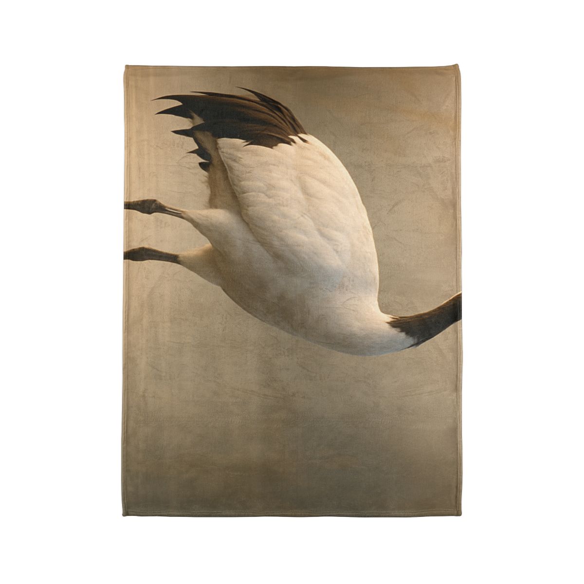 Dawn Balance Red Crowned Crane stylish throw blankets