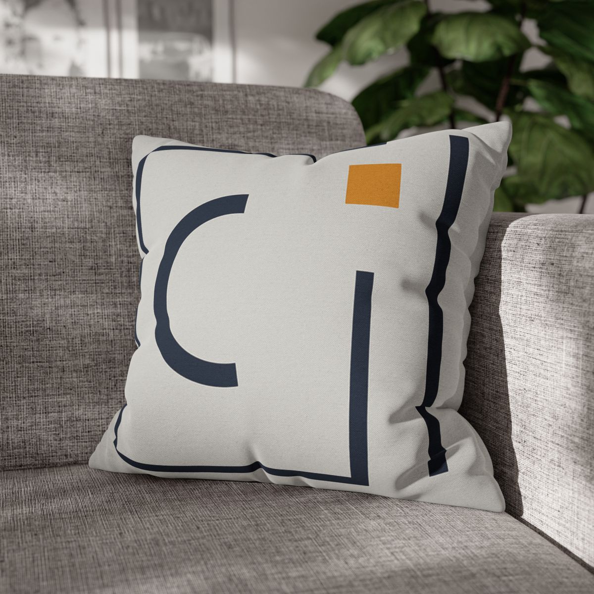 Broken Frame With Floating Arc trendy patterned pillow cases