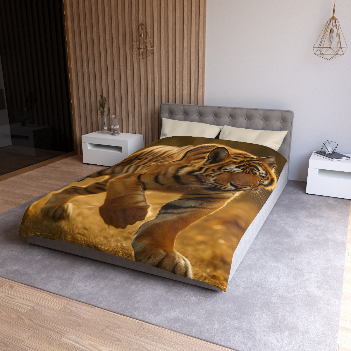 Forest Stalker Bengal Tiger custom duvets