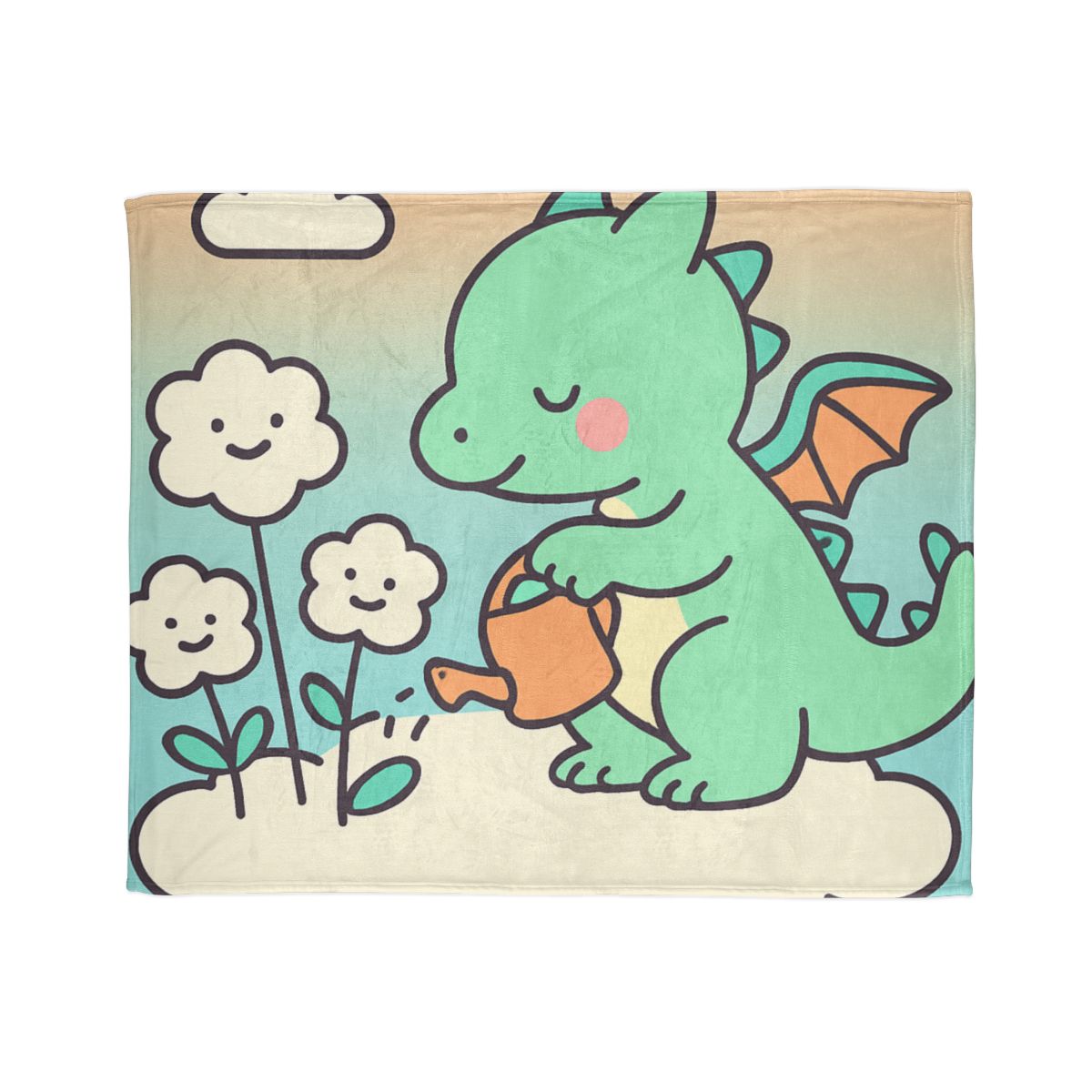 Cloud Garden Dragon stylish throw blankets
