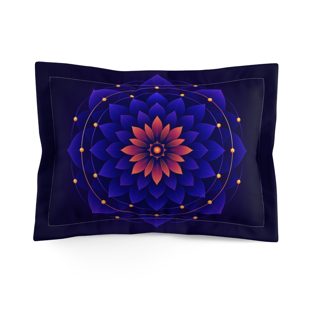 Petal Orbit Mandala stylish throw pillows