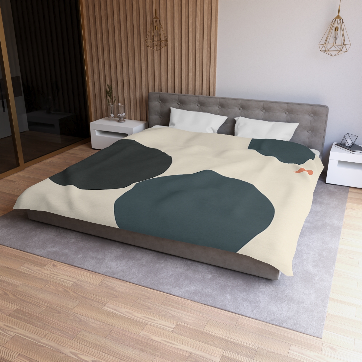 Three Circles With Shared Edge unique patterned duvets