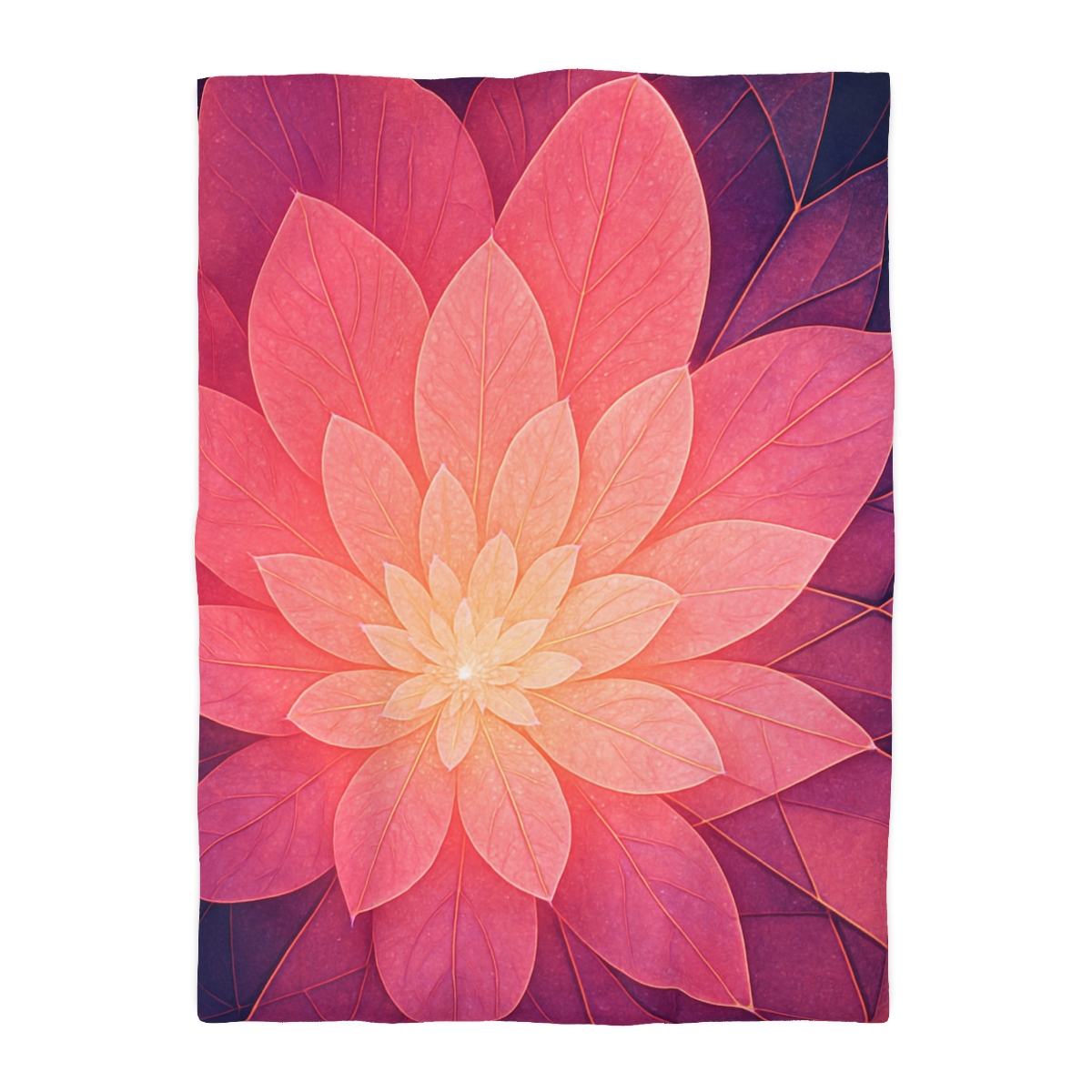 Petal Prism Overlap custom duvets