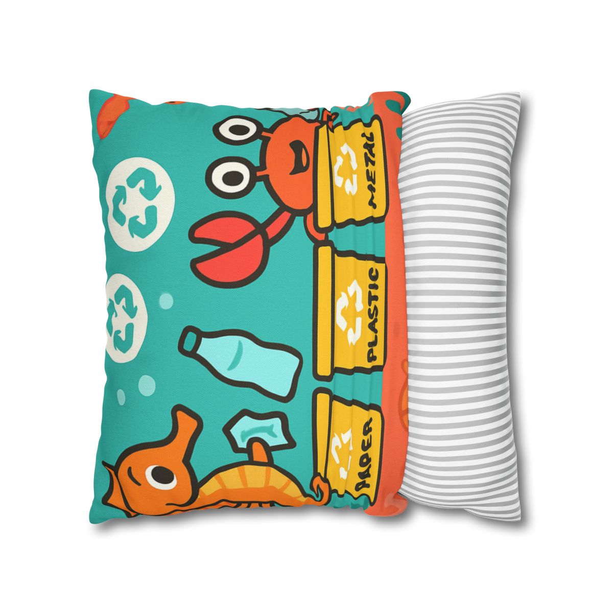 Coral City Recycling Seahorse Patrol unique gift pillow cases