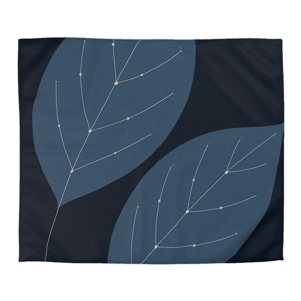 Leaf Vein Constellation Map warm winter duvets