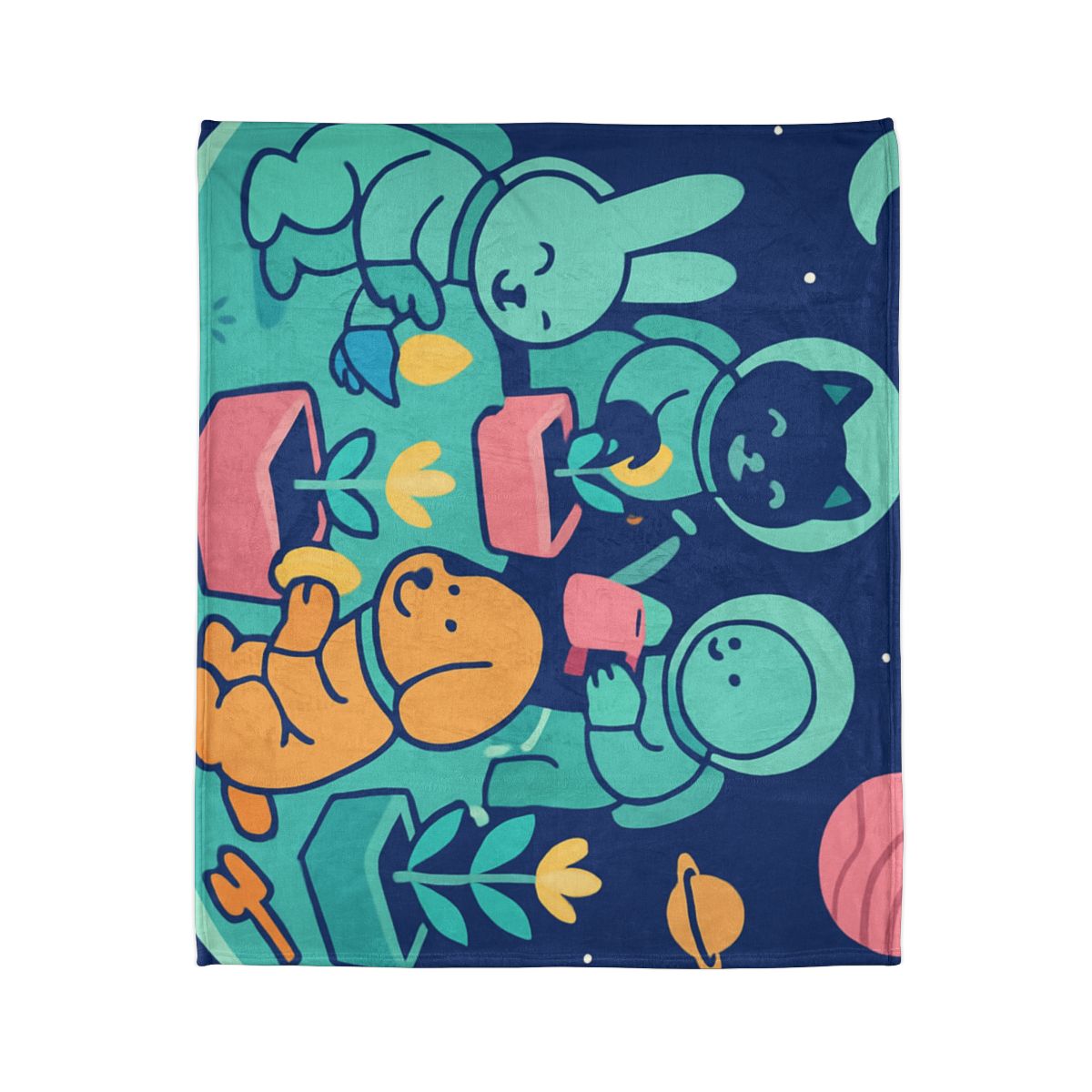 Galactic Gardeners trendy patterned blankets