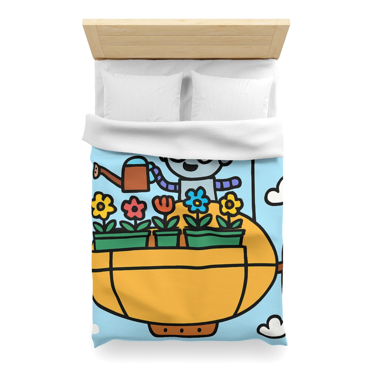 Sky Garden On A Friendly Airship trendy bedroom duvets