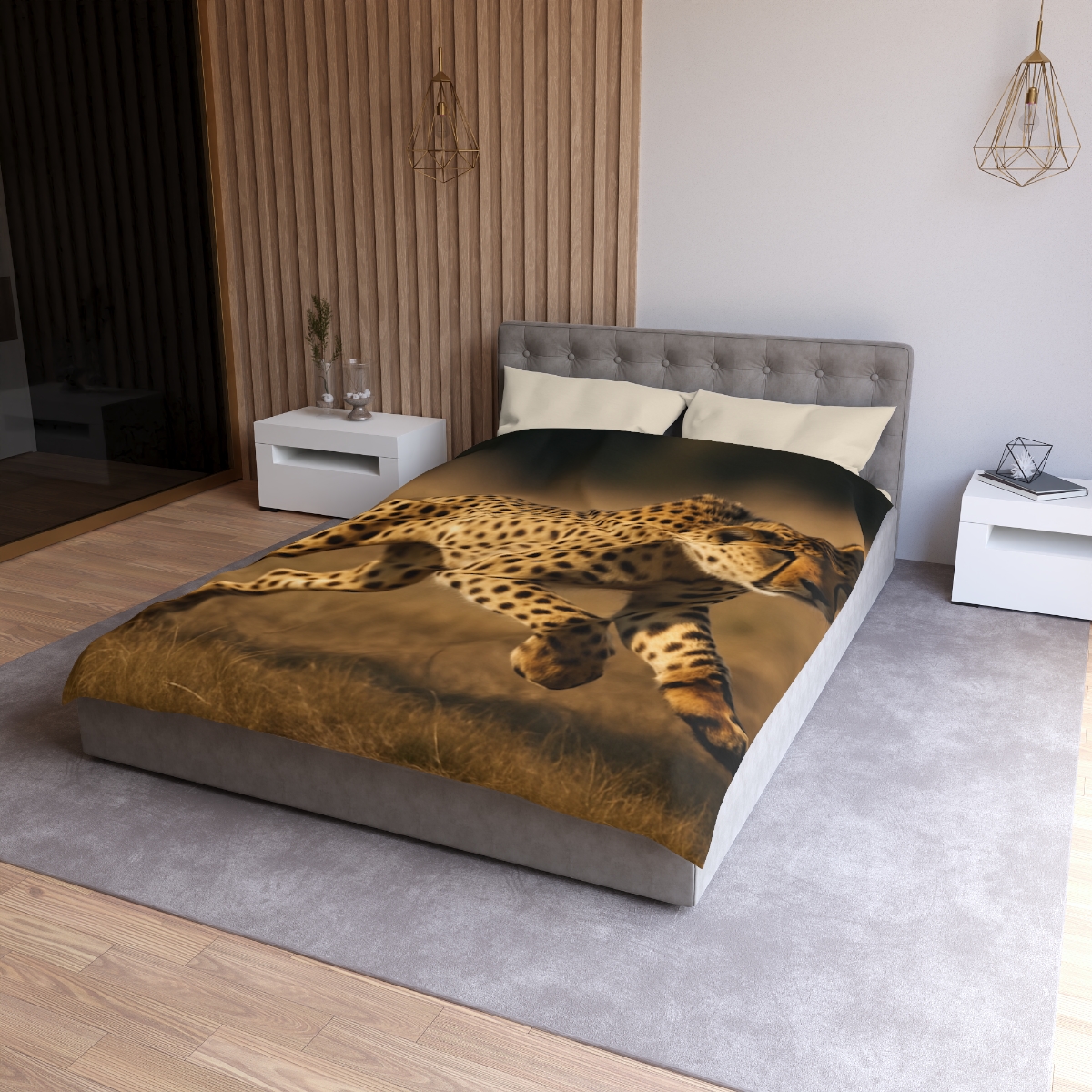 Sun Dash Cheetah trendy bedroom duvets