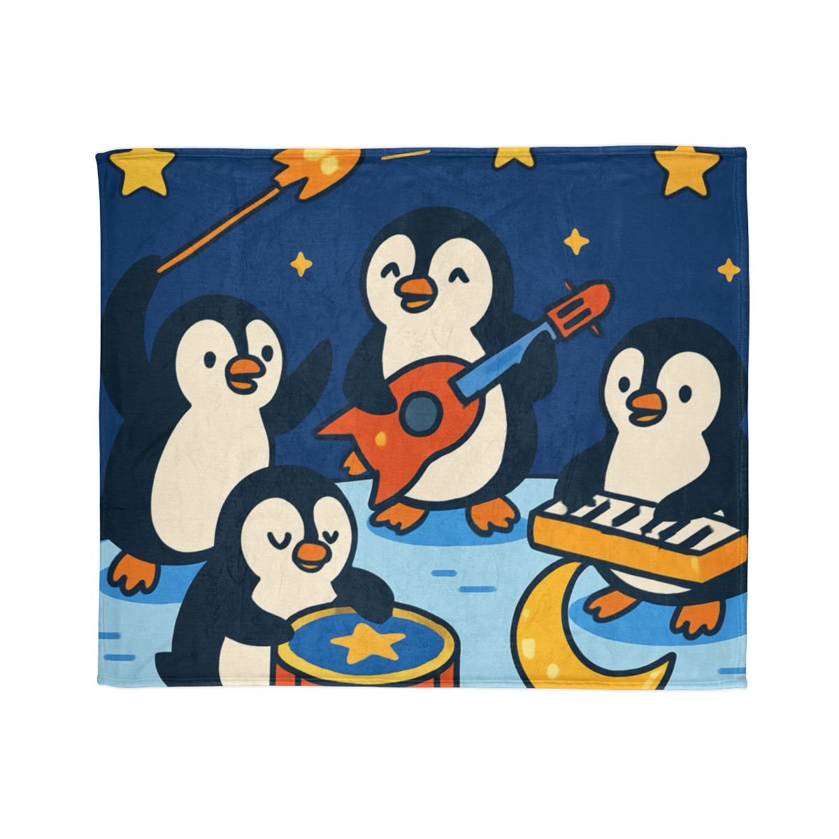 Starlight Symphony Penguin Band warm winter blankets