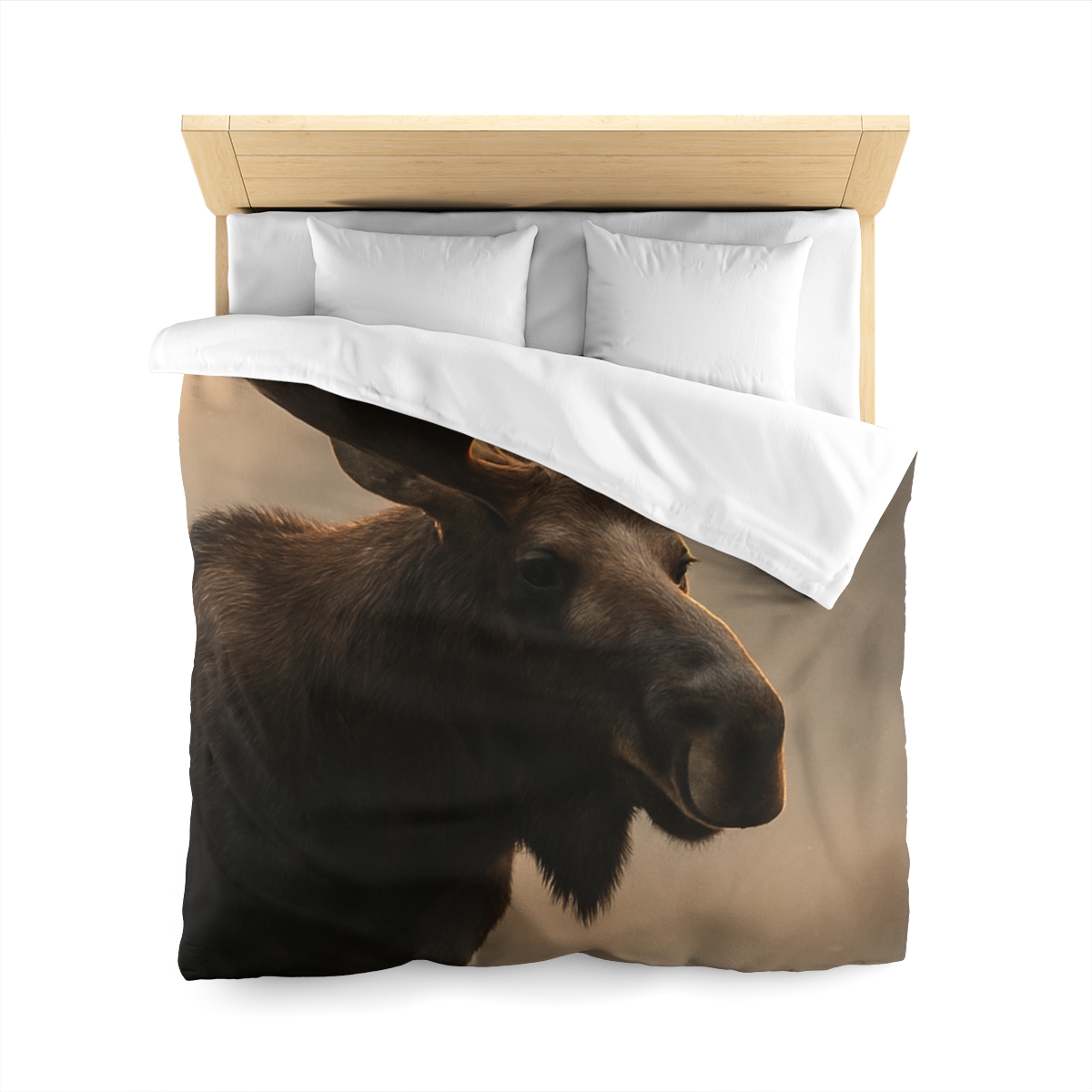 Dawn Mirror Moose warm winter duvets