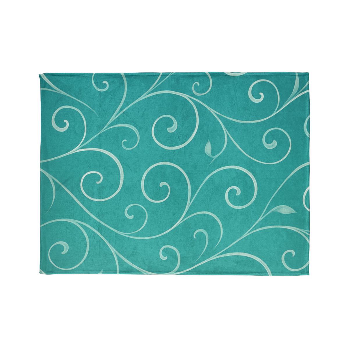 Vine Curl Wave Mesh designer printed blankets