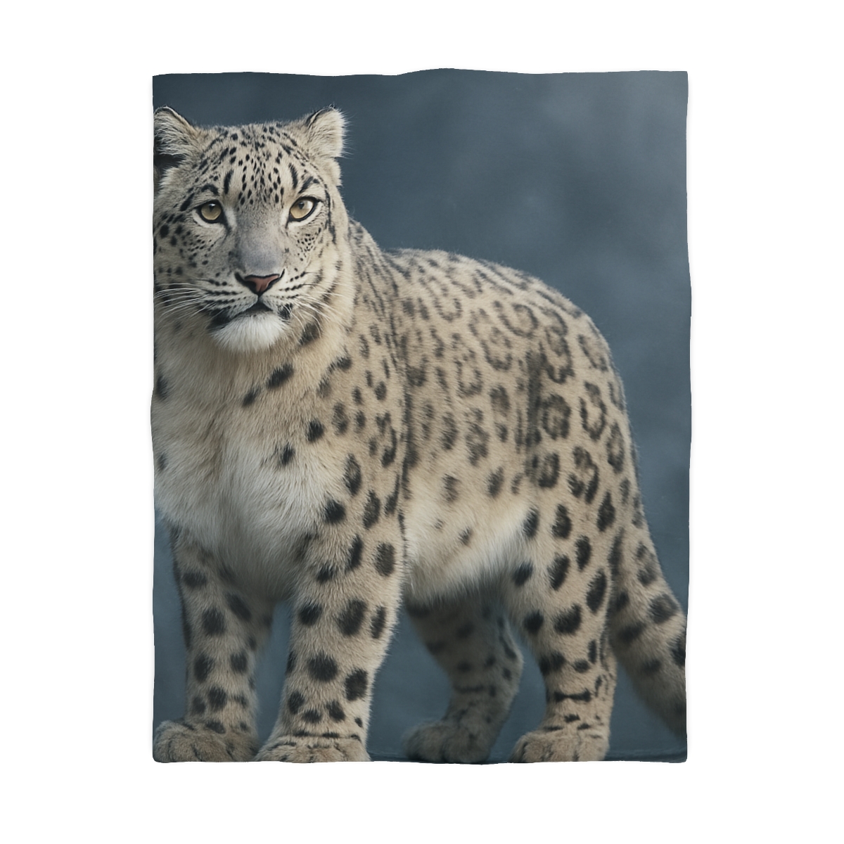 Aurora Gaze Snow Leopard personalized bedding duvets