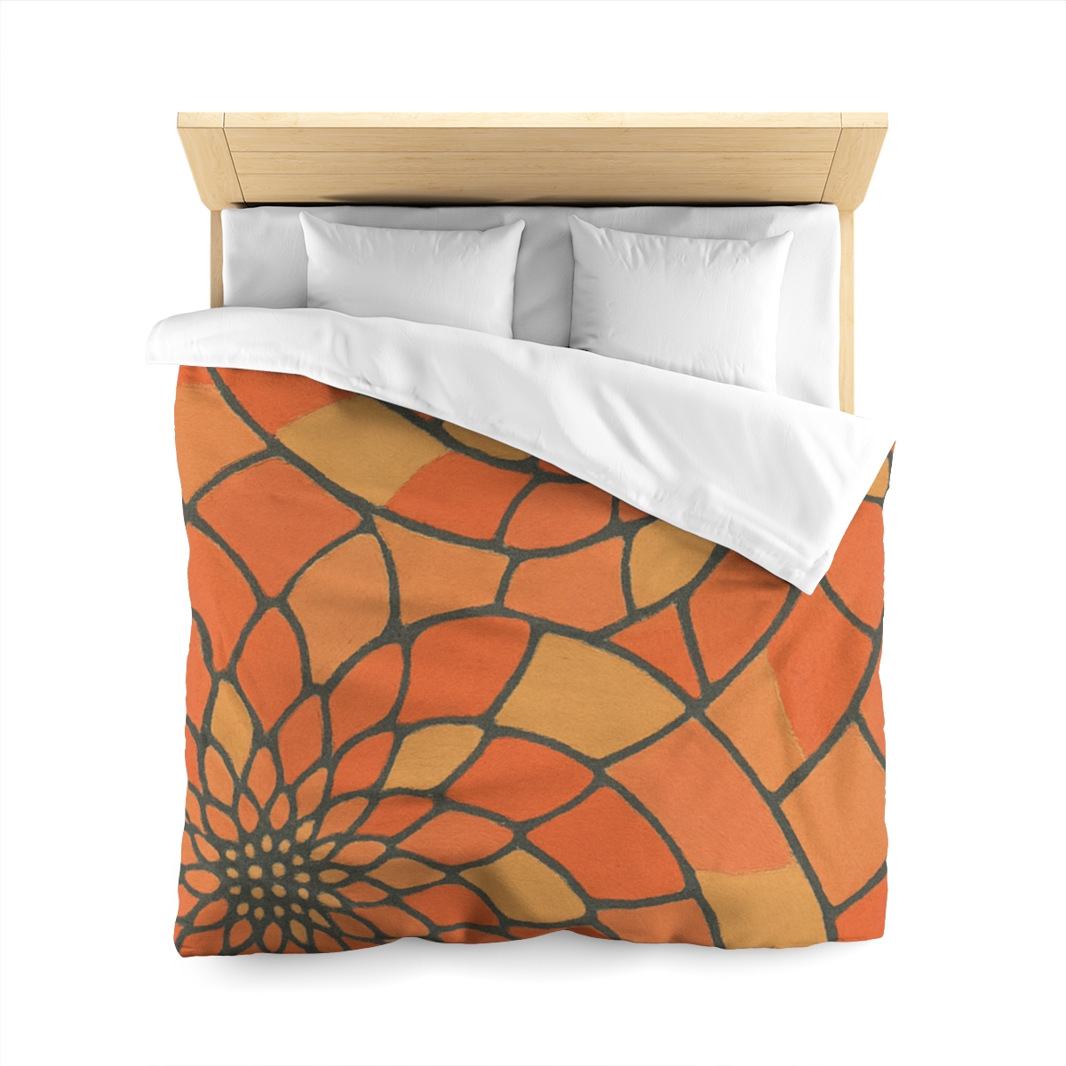 Petal Spiral Matrix custom duvets