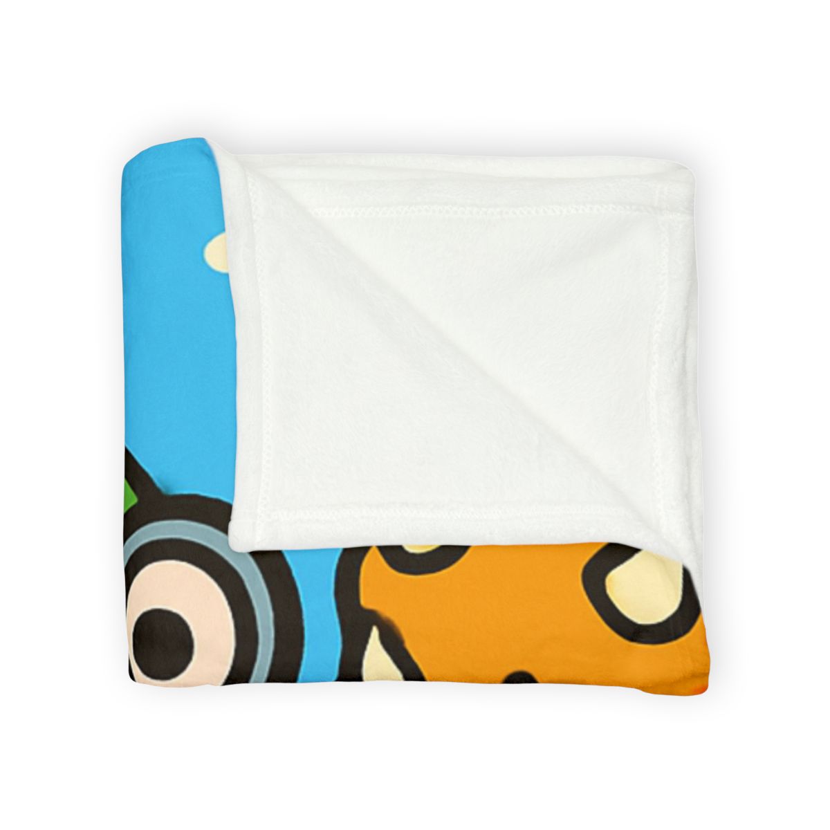 Time Traveling Turtle At The Dino Park designer printed blankets