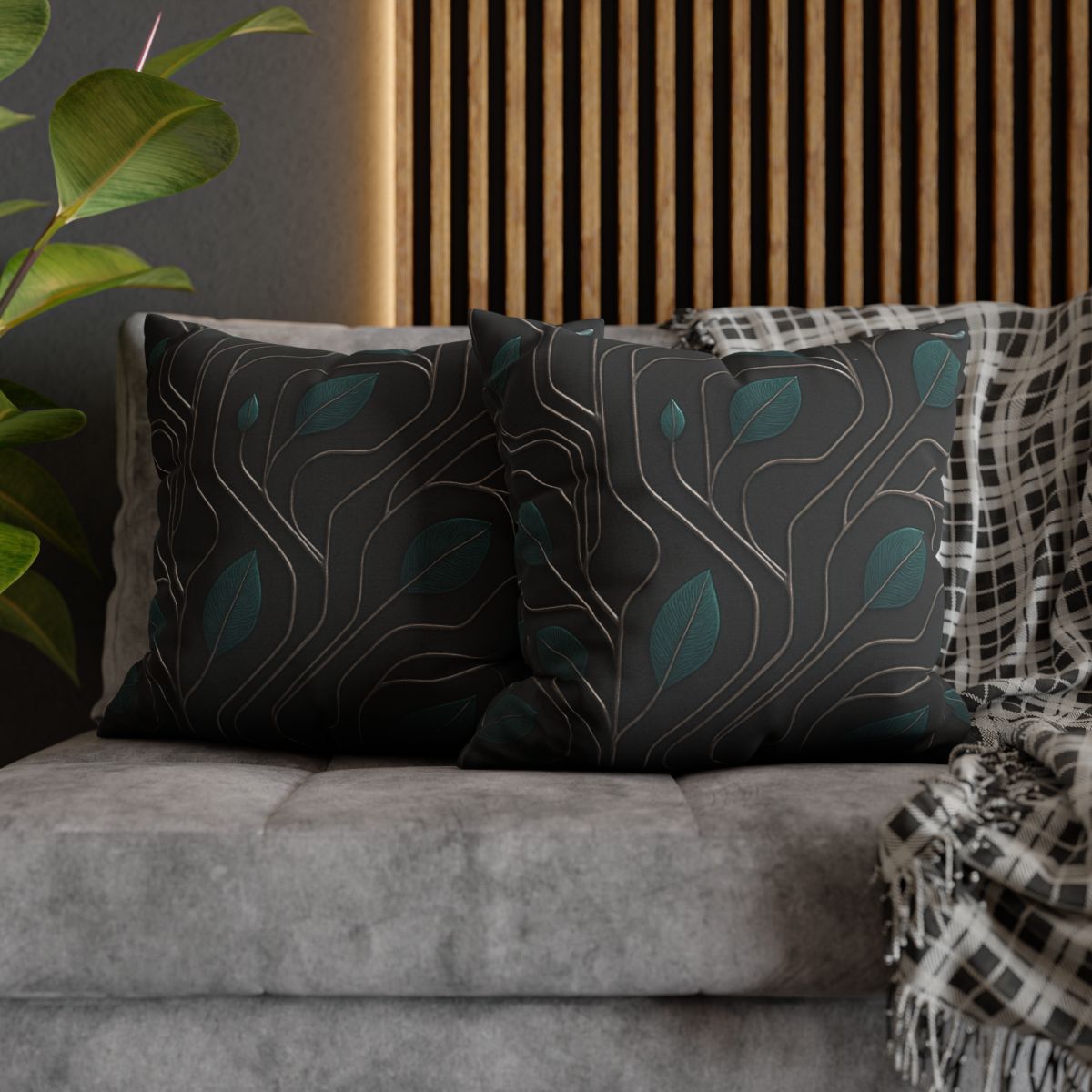 Vine Circuit Filigree trendy patterned pillow cases