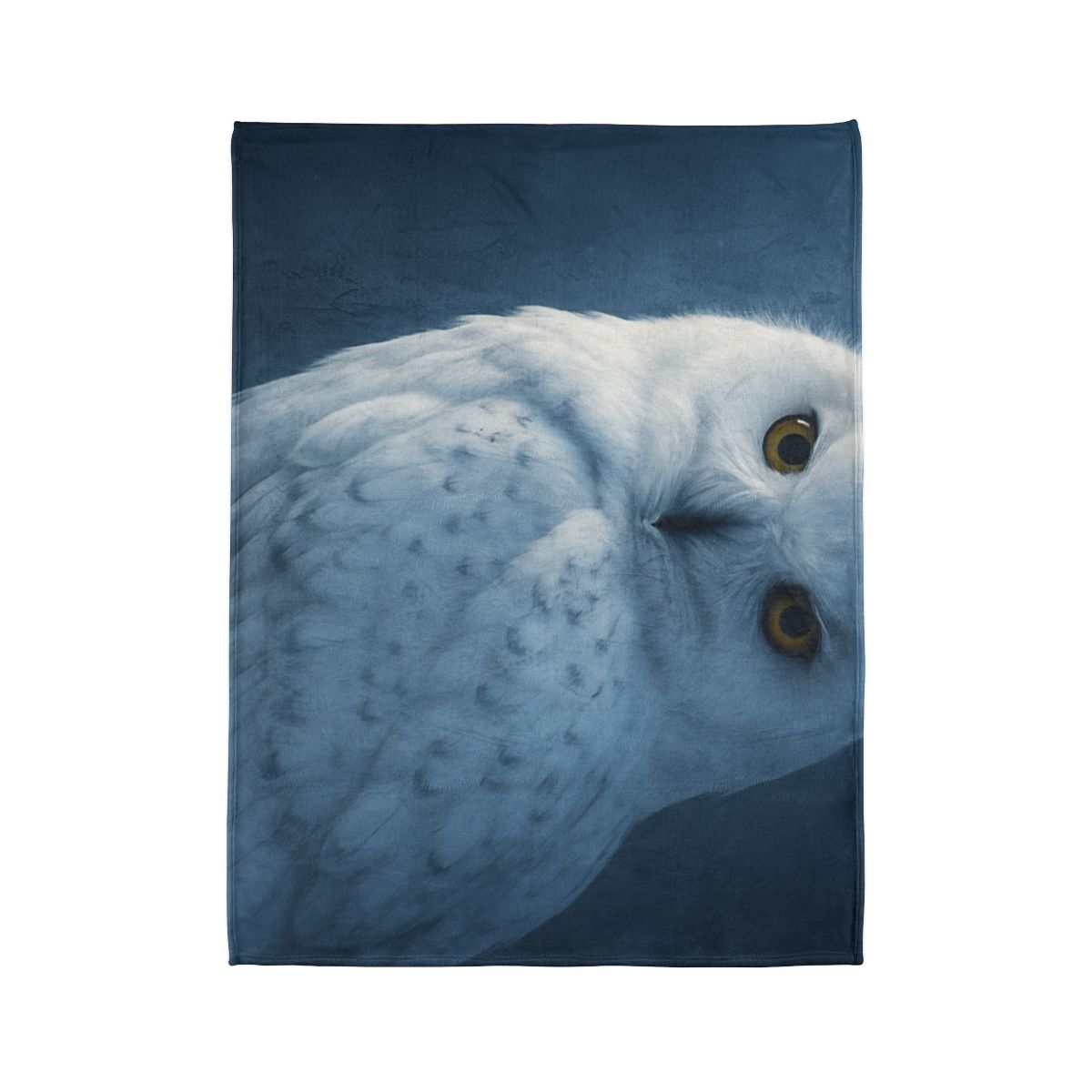 Midnight Watch Snowy Owl unique gift blankets