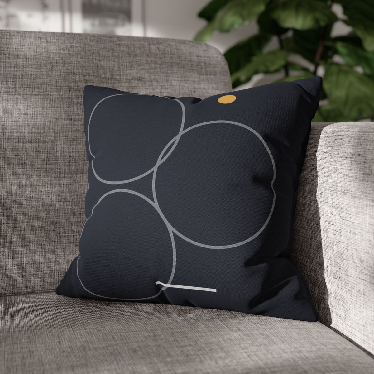 Three Rings With Shared Tangent Bar unique gift pillow cases