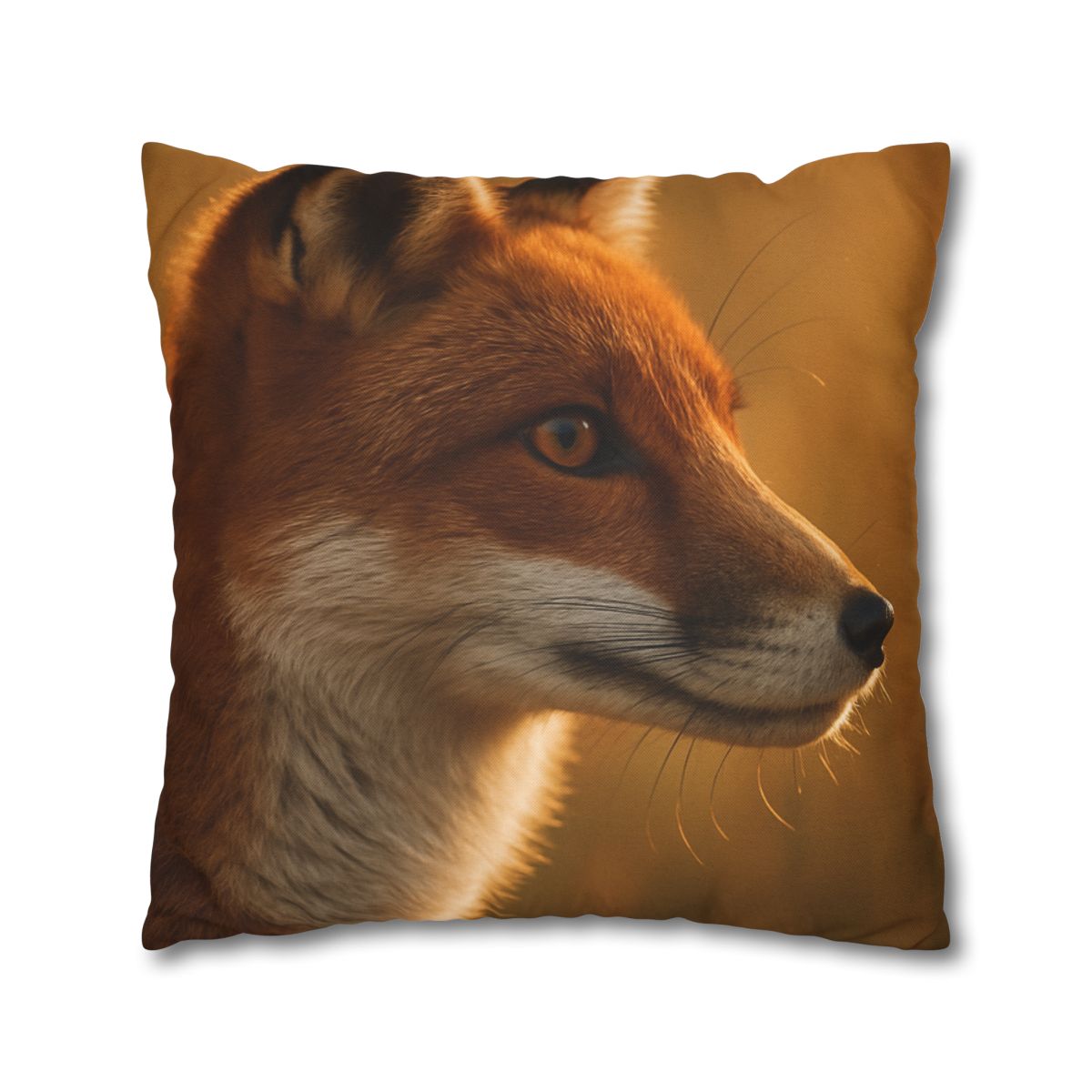 Amber Gaze Red Fox comfortable bedding pillow covers