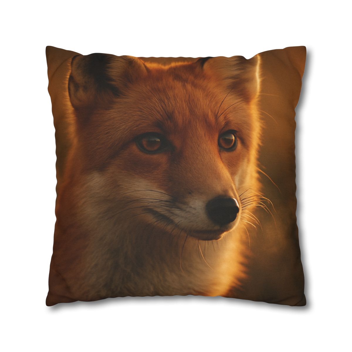 Crimson Whisper Red Fox soft cotton pillow cases