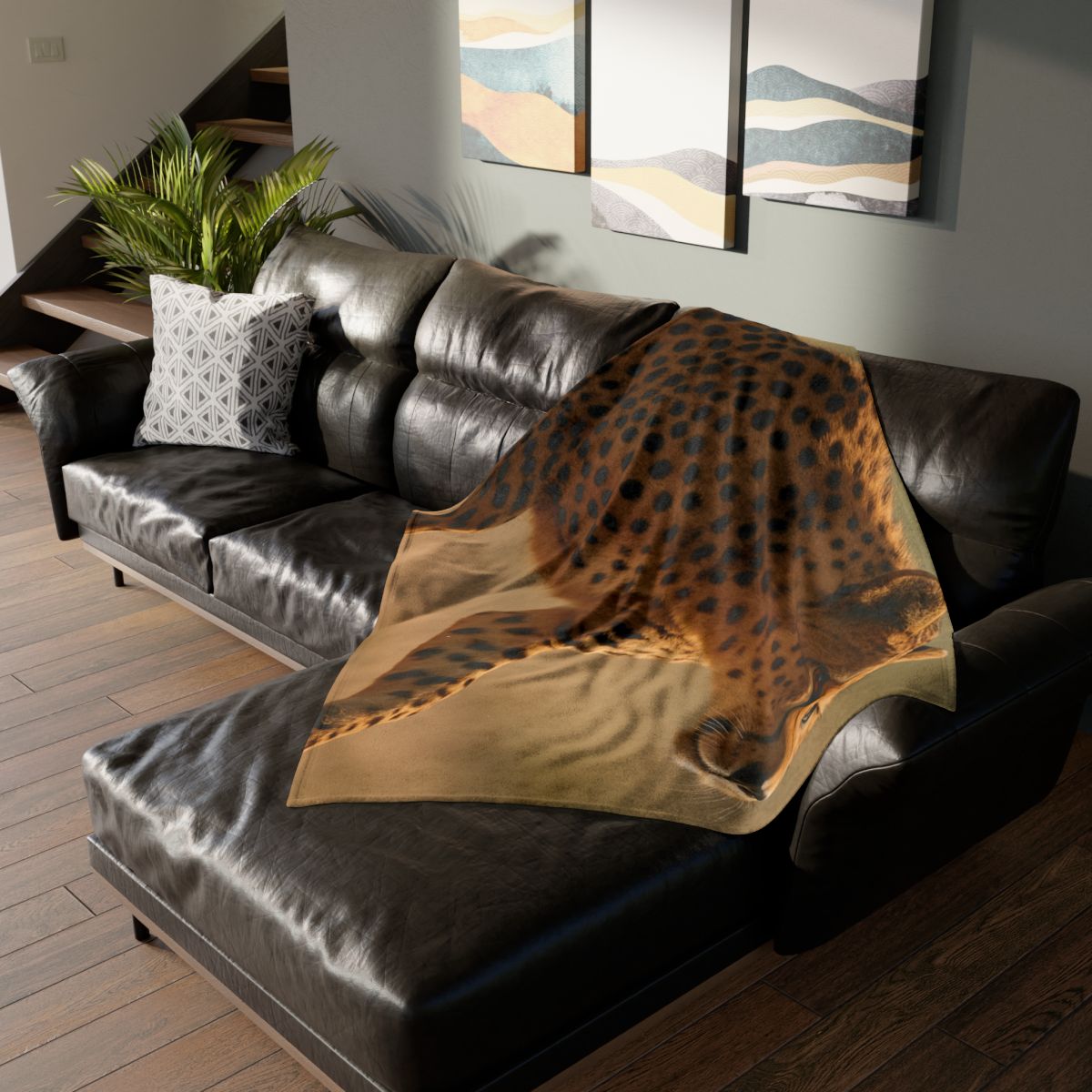 Wind Runner Cheetah designer printed blankets