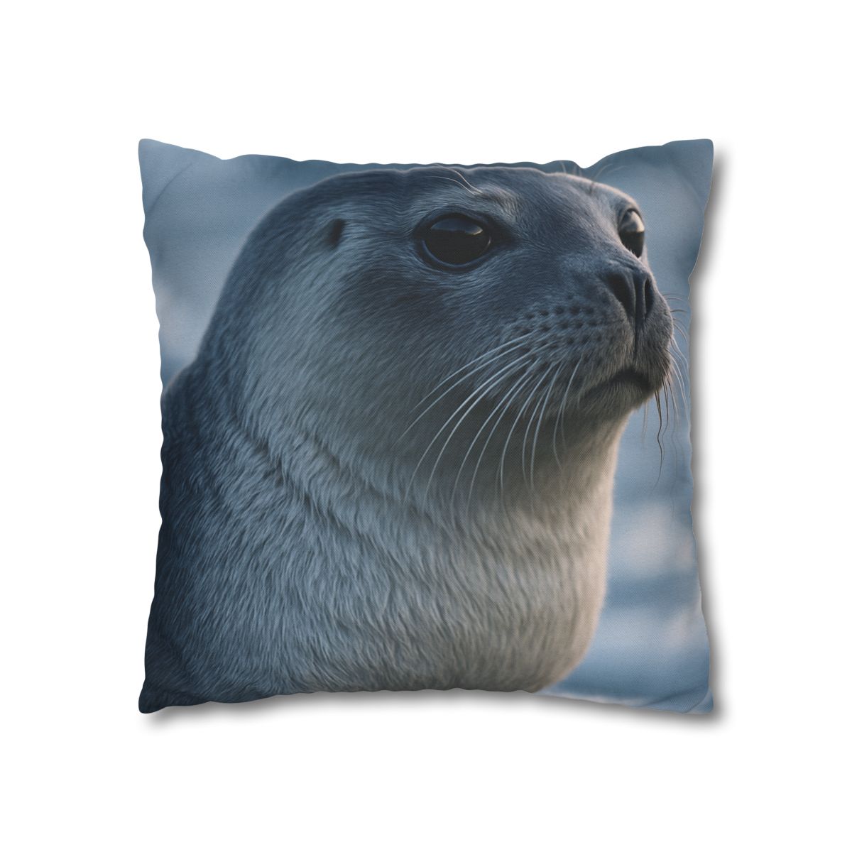 Moonlit Gaze Harp Seal custom pillow cases