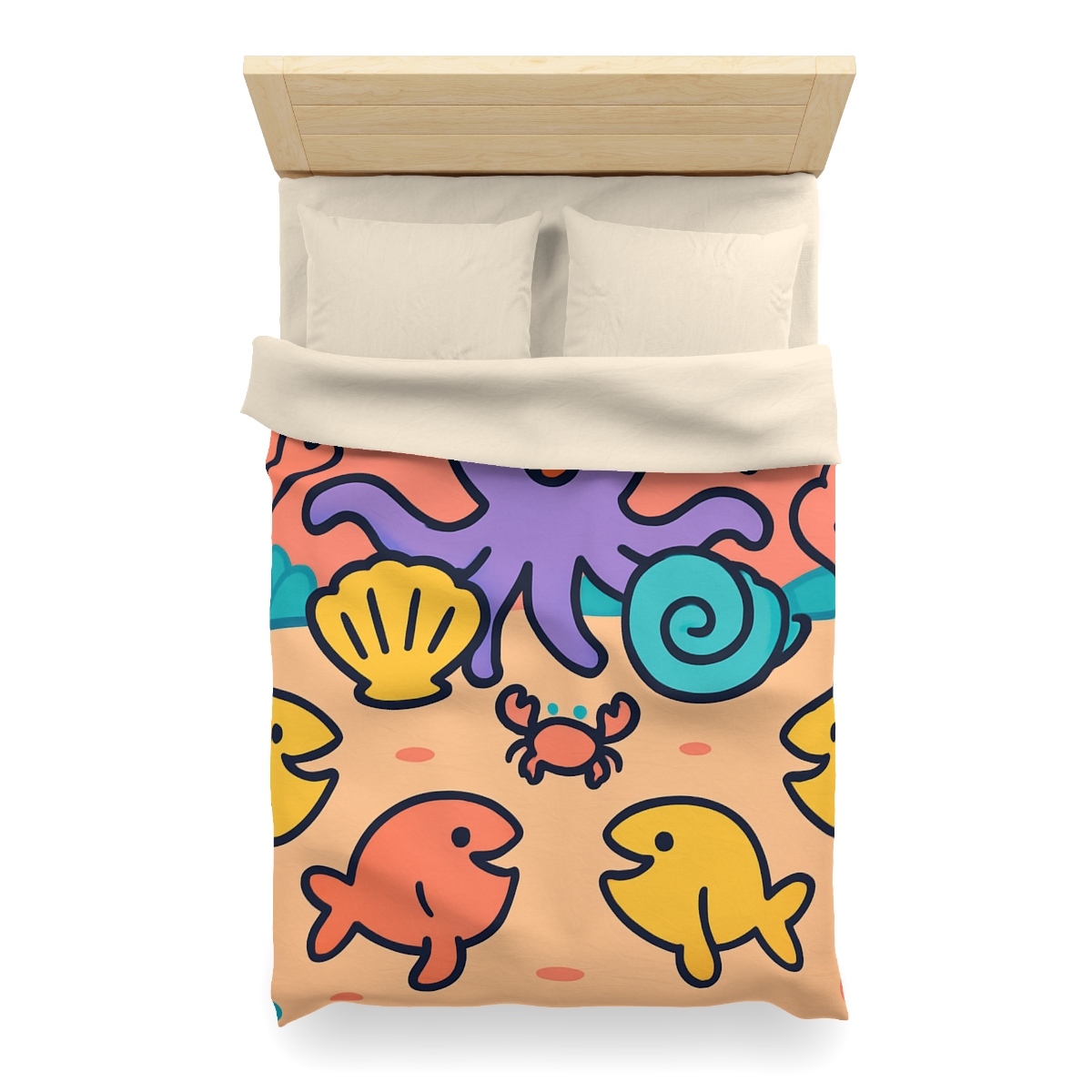 Coral Concert Undersea unique patterned duvets