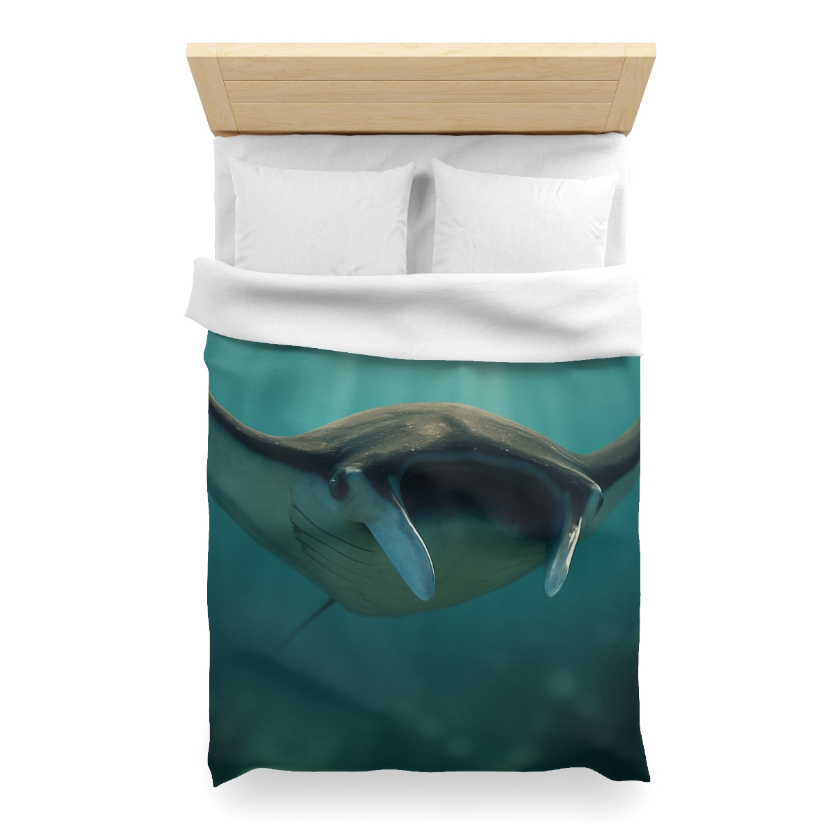 Starlit Drift Giant Manta Ray custom duvets