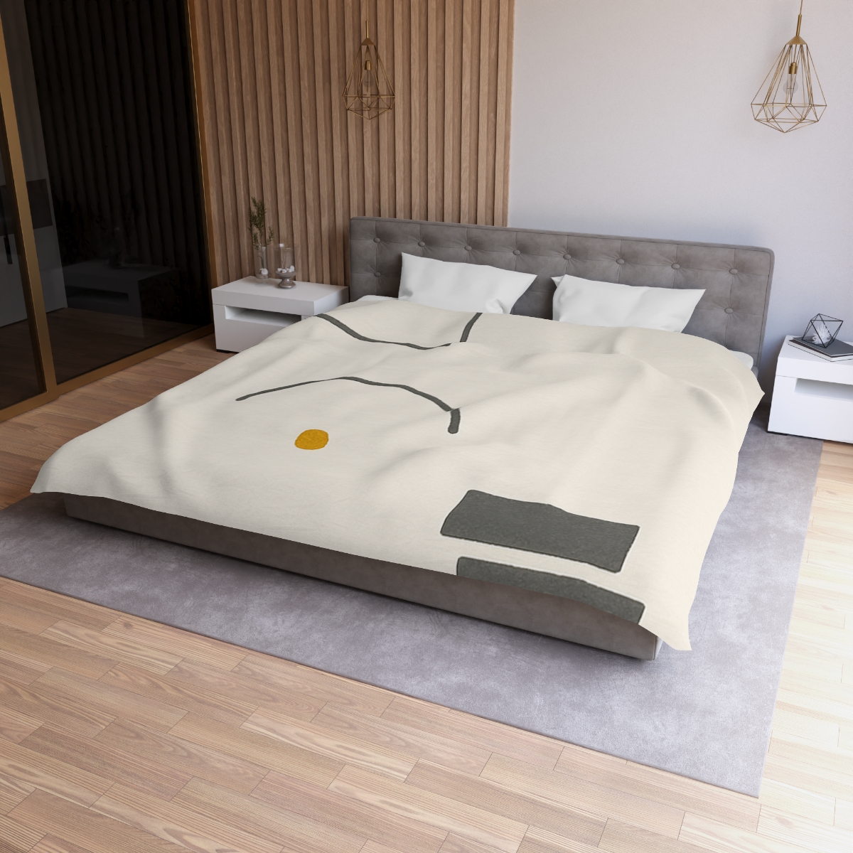 Framed Gap And Resting Arc warm winter duvets