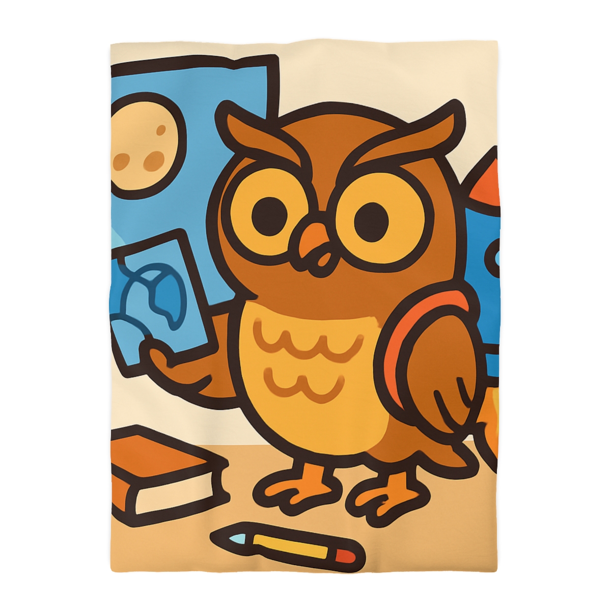 Rocket School Owl custom duvets